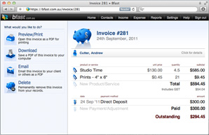 Create invoices quickly and easily.